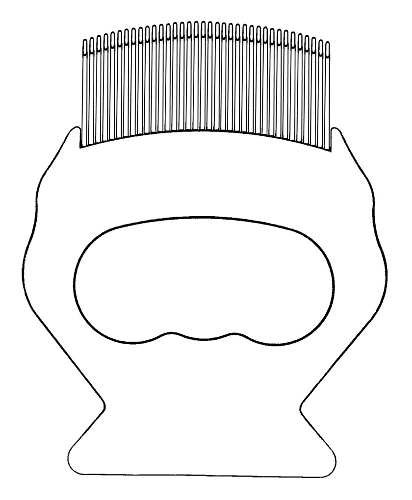 Pet comb 背面